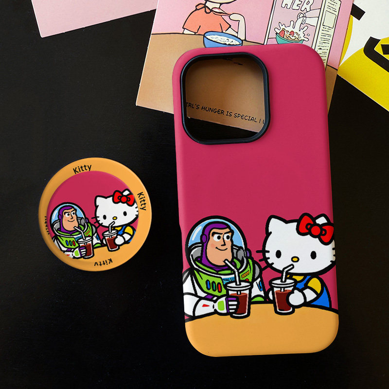 巴斯和KT适用苹果17promax手机壳iphone16pro菲林磁吸支架个性华为P80小米15小众vivo防摔保护壳oppo联名同框,3C数码配件,手机保护套/壳,淘宝优惠券,粉丝福利购,淘宝优惠卷