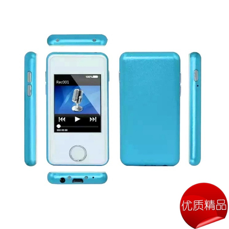 New nhắn khuôn kim loại NaNO2 inch màn hình cảm ứng touch mp4 Pingguo 6s đài phát thanh quay video chơi dài mp3 - Phụ kiện MP3 / MP4 nút bọc tai nghe