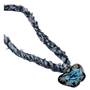 小亦/纯手工毛衣项链链条男潮流嘻哈玻璃甜酷女孩挂脖颈链孤品