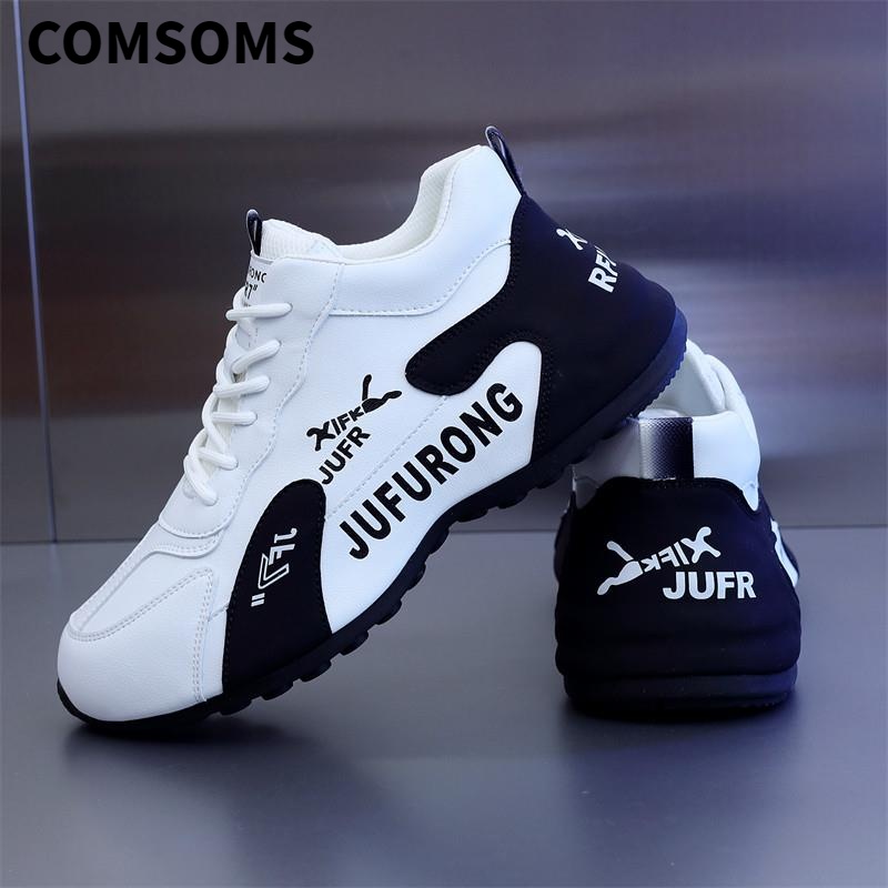 真皮软底软面2025春秋四季新款防水防滑男女皮蓬休闲运动潮鞋男鞋