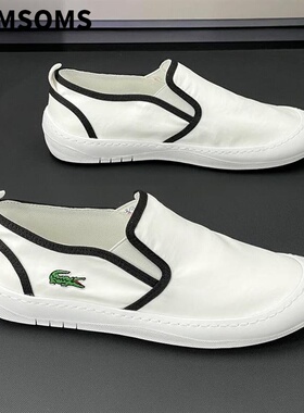 〖MessContiy Tsmr〗好脚感会说话~一脚蹬帆布鞋男透气轻便休闲鞋