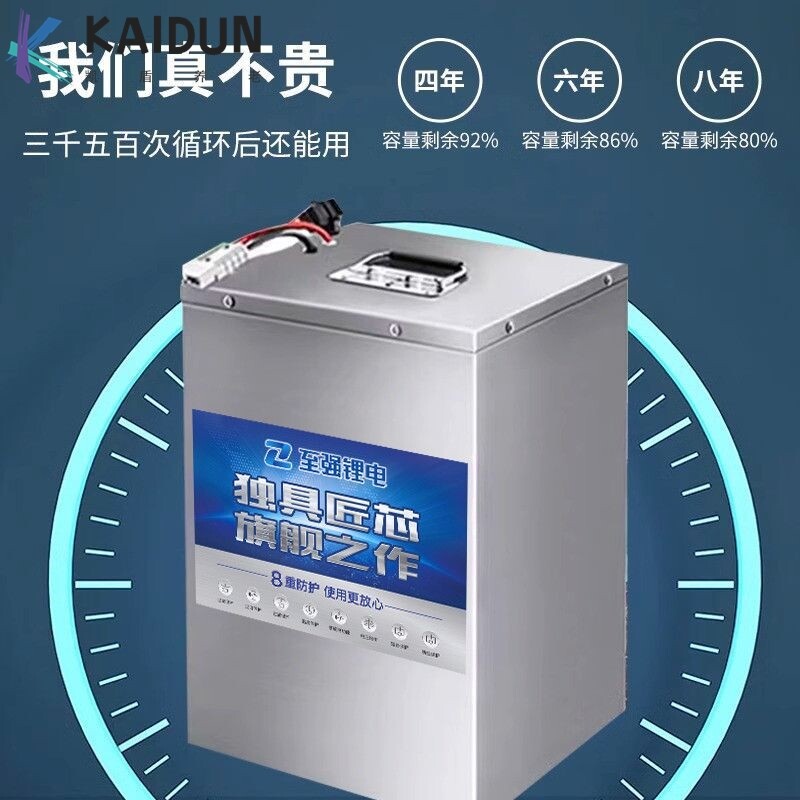 电动车深远009外卖快递两轮48V60V72V大容量轮椅锂电池盒原装电瓶