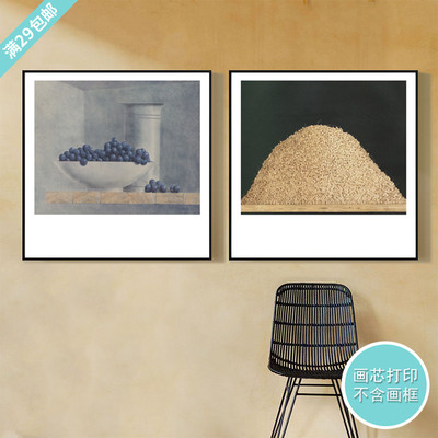 喷绘水果静物图片方形装饰画芯