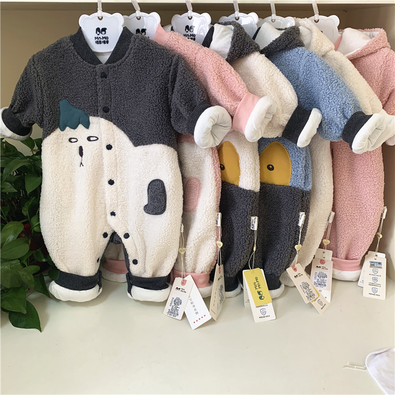 瑁恩瑁爱冬款婴儿连体衣