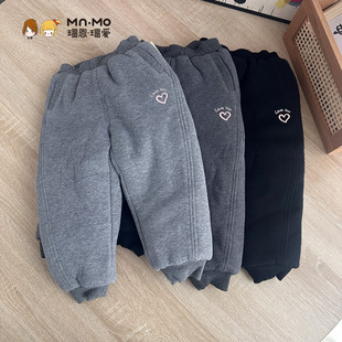 一条过冬1800棉三层加厚瑁恩瑁爱衣拉拉冬款女童加绒厚棉裤棉布里