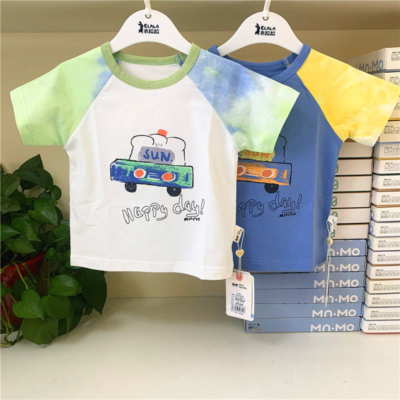 瑁恩瑁爱衣拉拉夏新款儿童圆领短袖T恤男宝空气莱卡棉冰川棉超薄,童装/婴儿装/亲子装,T恤,淘宝优惠券,粉丝福利购,淘宝优惠卷