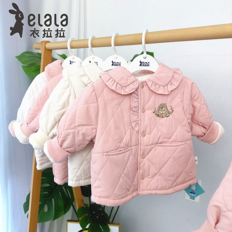 衣拉拉女童薄棉外套棉服