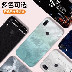 适用于红米note7/note7pro通用手机塑料后盖替换外壳耐摔全新后屏