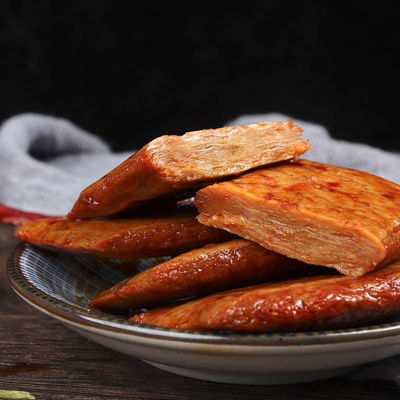 新货妙妙笑手撕素肉牛肉豆腐干网红混合口味重庆麻辣香辣校园儿时