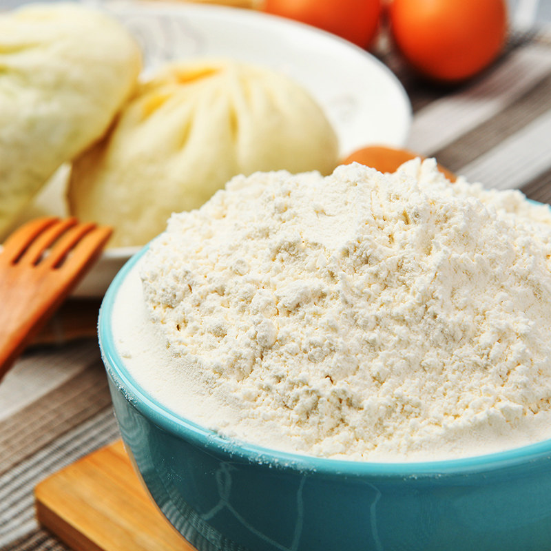 20021新款五得利三星富强小麦粉5kg家用高筋面粉10斤包子馒头烘焙