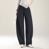 2026年春夏新款 专柜品牌阔版 百搭裤 宽松显瘦时尚 高腰洋 休闲灯笼裤