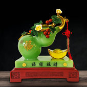 工厂直销搬新家入户玄关葫芦元 宝摆件客厅电视柜酒柜桌面工艺礼品