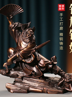 工厂直发钟馗镇妖捉妖摆件工艺品家用家居客厅摆设办公室桌面陈设