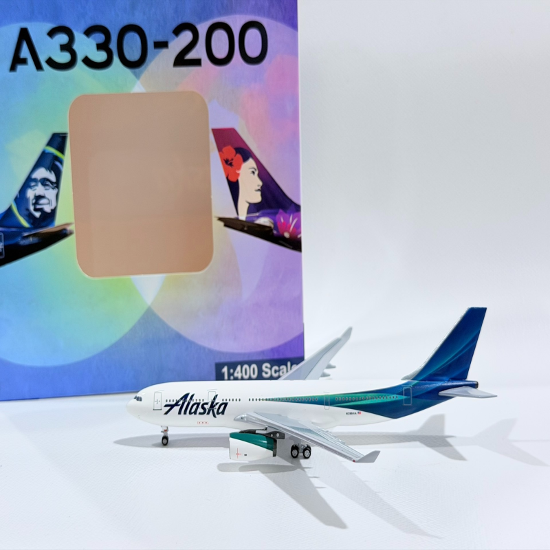 AC 1:400 阿拉斯加航空 A330-200 N396HA默认顺丰到付，多架可折