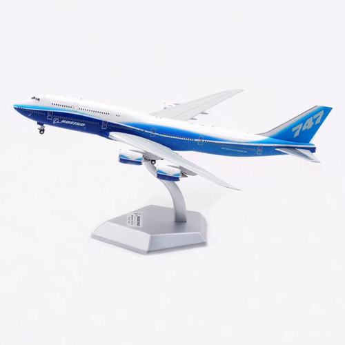 HX Models 1:400 合金 飞机模型 波音原厂 B747-8蓝色 梦想涂装