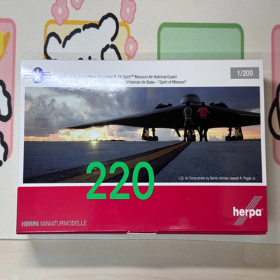 Herpa1:200轰炸机 B-2 密苏里美国加利福尼亚精神机型：B2品牌：h