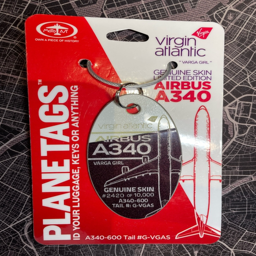 【2420】维珍航空 Virgin Atlantic A340 限量版飞机蒙皮VIRGIN A
