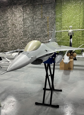 FMS 1/144歼16战斗机模型，灰色涂装，全新成品，细节精致。机身