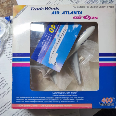 av400 Aviation400 冰岛亚特兰大航空 L-1011客机模型 1:400盒旧