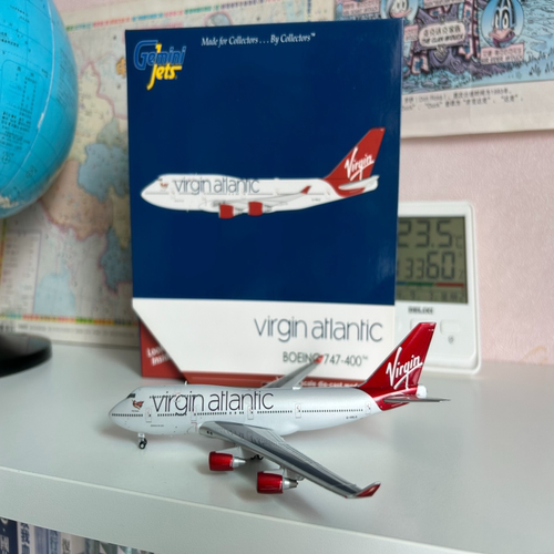 微瑕特价 GJ 英国维珍大西洋航空 Virgin Atlantic 波音 747-400