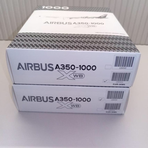 1/400jc空客原厂 碳纤维A350-1000，模型分标准版和襟翼向下版，