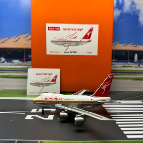 JC 澳洲航空 Qantas 747sp VH-EAA1/400 合金模型 成色如图 顺丰