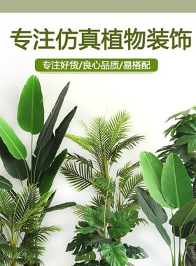 仿真绿植大型落地芭蕉树盆栽
