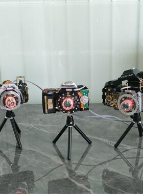 老式拆解发光相机复古怀旧风