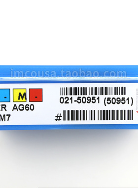 Vargus瓦格斯螺纹刀片3ER IR 1.0ISO 11/14 W/BSPT/NPT AG60 VM7