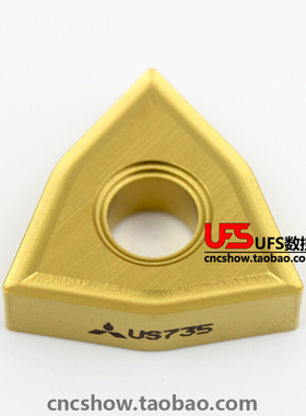 Mitsubishi/三菱数控刀片WNMG080404/080408-MS-MA US735不锈钢