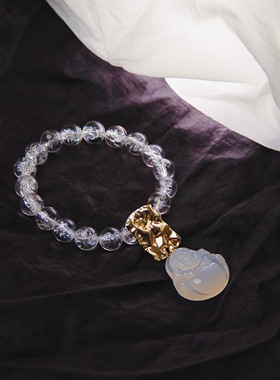 承李李原创设计冰花琉璃手串