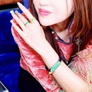 承李李原创设计 珠宝玉石中国风戒指 黄金镶嵌珍珠冰糯种翡翠葫芦