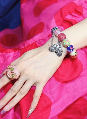 承李李原创设计琉璃雕刻手串女