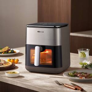 官方正品牌小熊空气炸锅QZG-E20V7家用可视大容量烤箱双加热一体