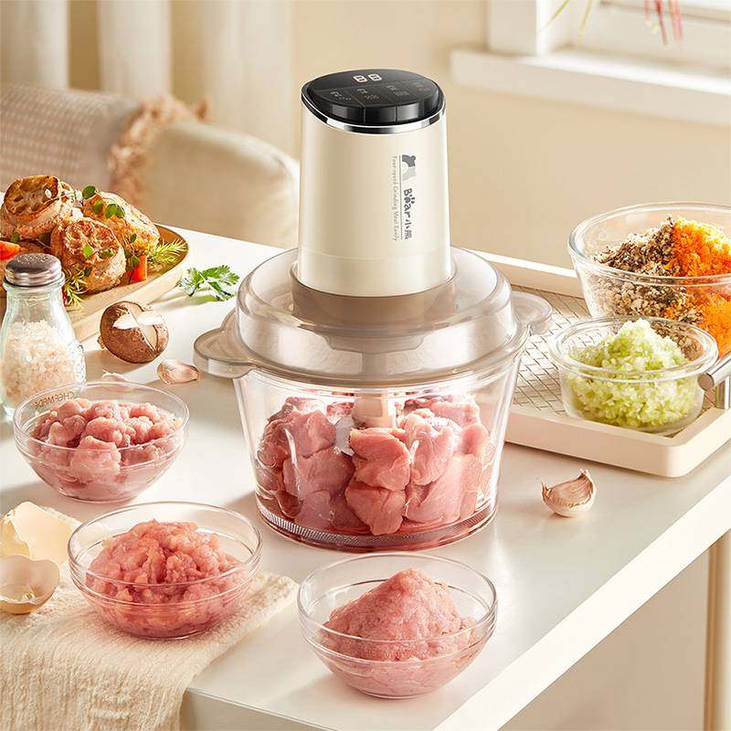 官方正品牌小熊绞肉机QSJ-F03T2小型家用多功能电动智能粗细搅拌,厨房电器,绞肉/碎肉/绞菜机/佐料机,淘宝优惠券,粉丝福利购,淘宝优惠卷