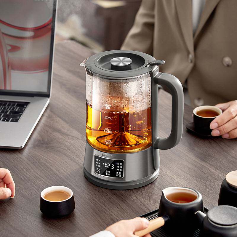 官方正品牌小熊煮茶器ZCQ-D12L6家用煮茶壶喷淋式全自动316泡茶壶