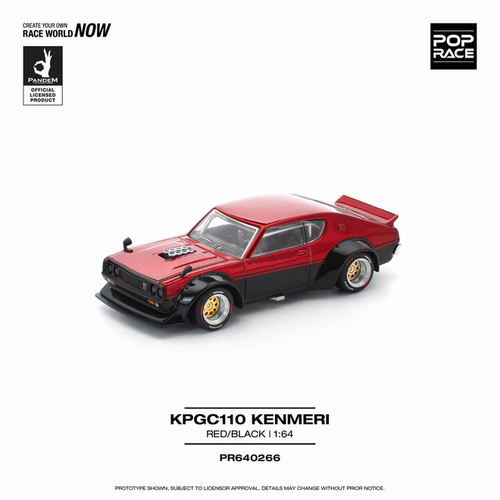 现货 PopRace 日产 KPGC110 KENMERI PR640266 合金 1:64