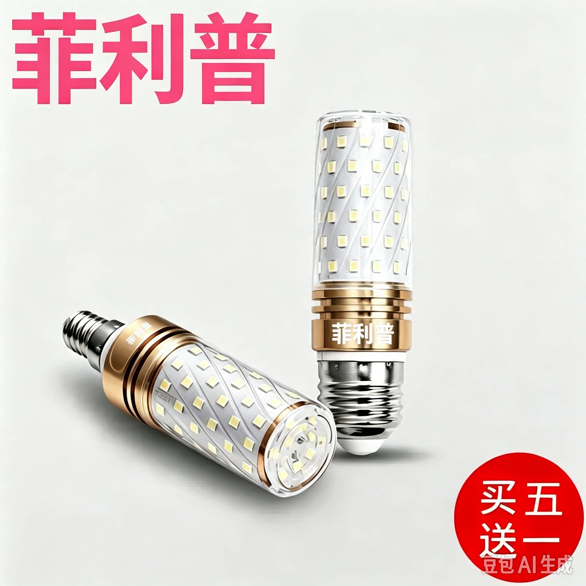 菲利普超亮节能三色光玉米灯