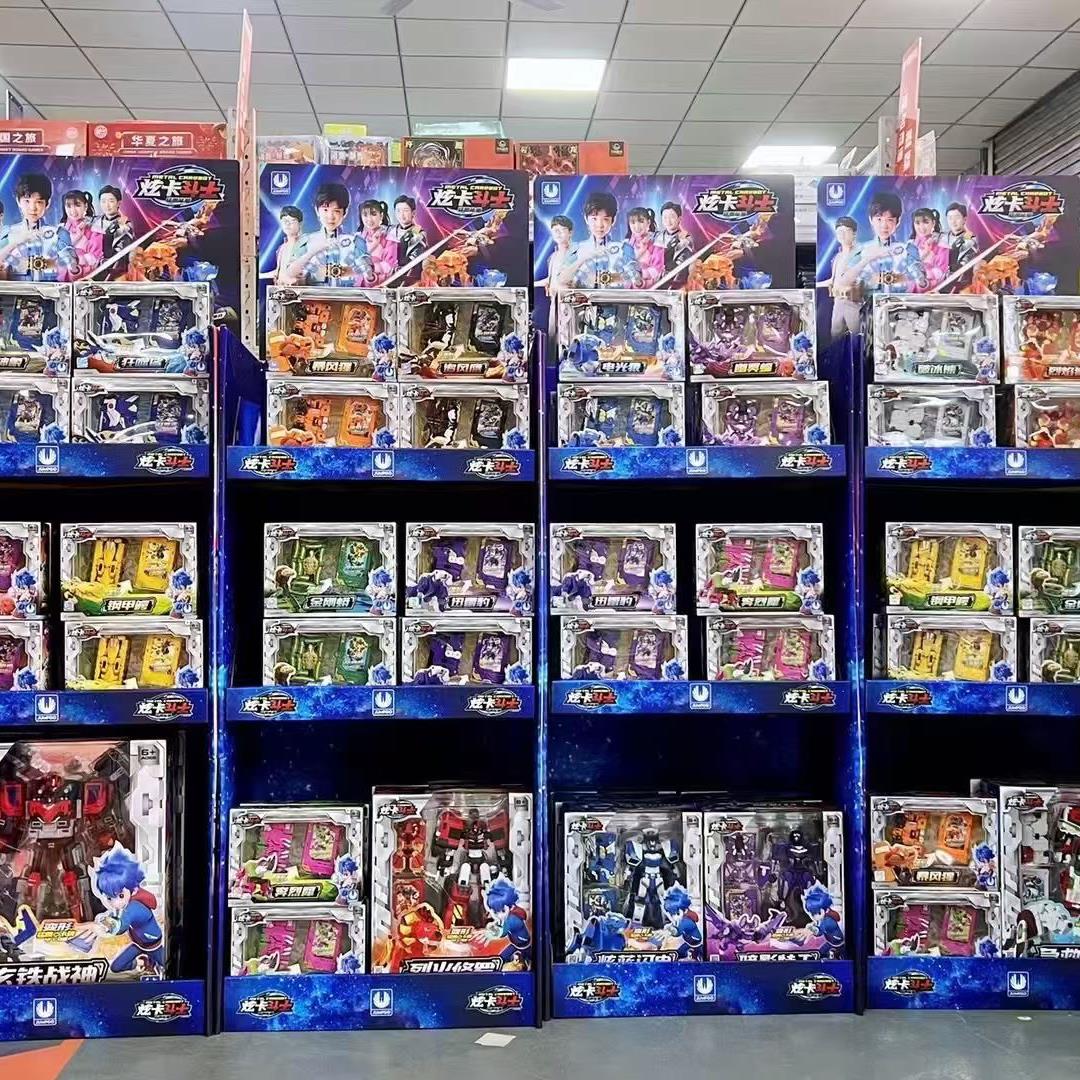 炫卡斗士2猛兽能量第二季破冰熊追风鹰变形卡牌儿童男孩金刚机器