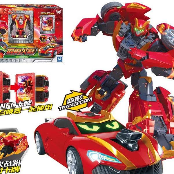 炫卡斗士第二季猛兽能量2玩具暴风猩变形卡牌儿童男孩金刚机器人