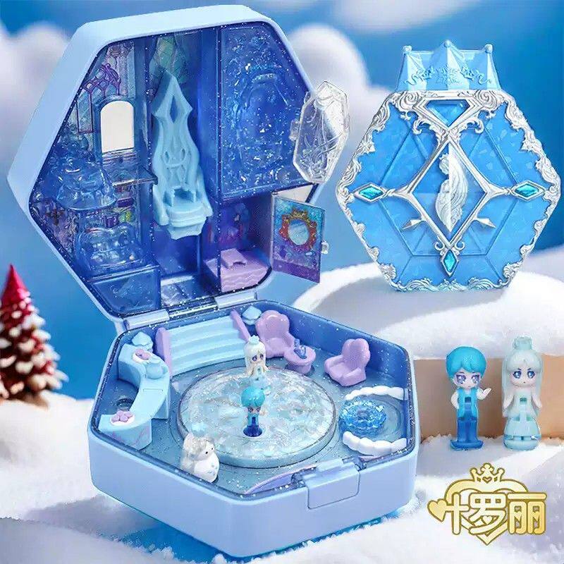 叶罗丽公主玩具宝盒周边冰梦冰晶儿童女孩娃娃店花蕾堡礼物套装