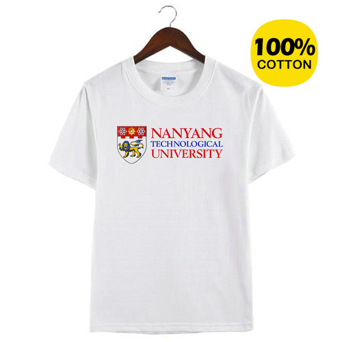 新款新加坡南洋理工大学NTU周边纪念衫纯棉衣服圆领短袖半袖宽松