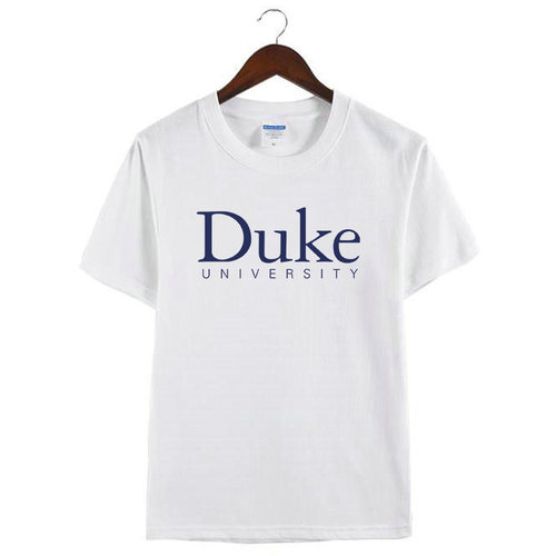 新款Duke University美国杜克大学周边短袖T恤纪念衫男女纯棉衣服