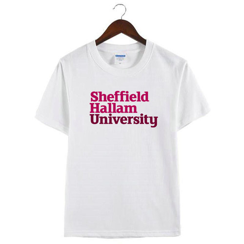 新款英国谢菲尔德哈勒姆大学Sheffield Hallam周边纪念衫圆领短袖