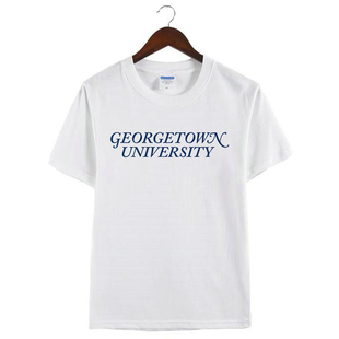 新款Georgetown University美国乔治城大学纪念衫短袖半袖T恤衣服