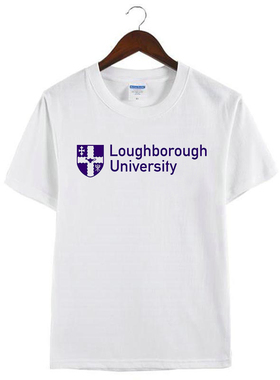 新款拉夫堡大学Loughborough周边定制纯棉纪念衫男女短袖半袖T恤