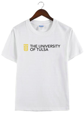 新款University of Tulsa塔尔萨大学周边定制纯棉纪念衫短袖半袖