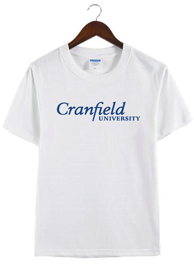 新款克兰菲尔德大学Cranfield周边纯棉纪念衫男女短袖半袖T恤衣服