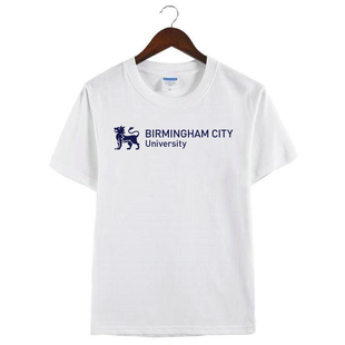 新款英国伯明翰城市大学Birmingham City周边纪念衫短袖半袖T恤衣