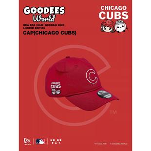 X GOODBAI X MLB联名棒球帽复古撞色弯檐软顶男女帽子920